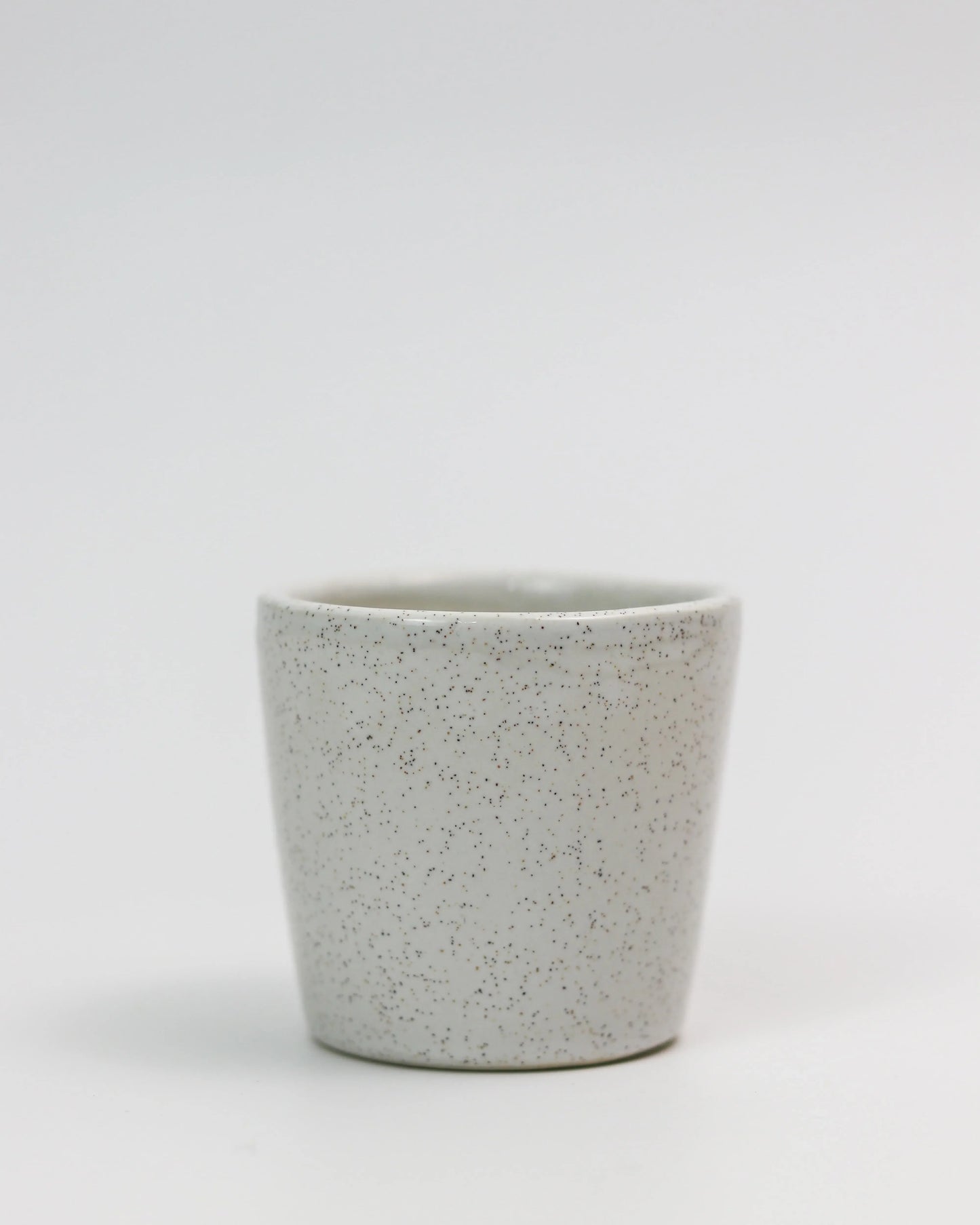 Speckled coffee cup - Ceramic in White