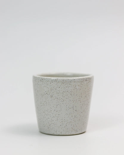 Speckled coffee cup - Ceramic in White
